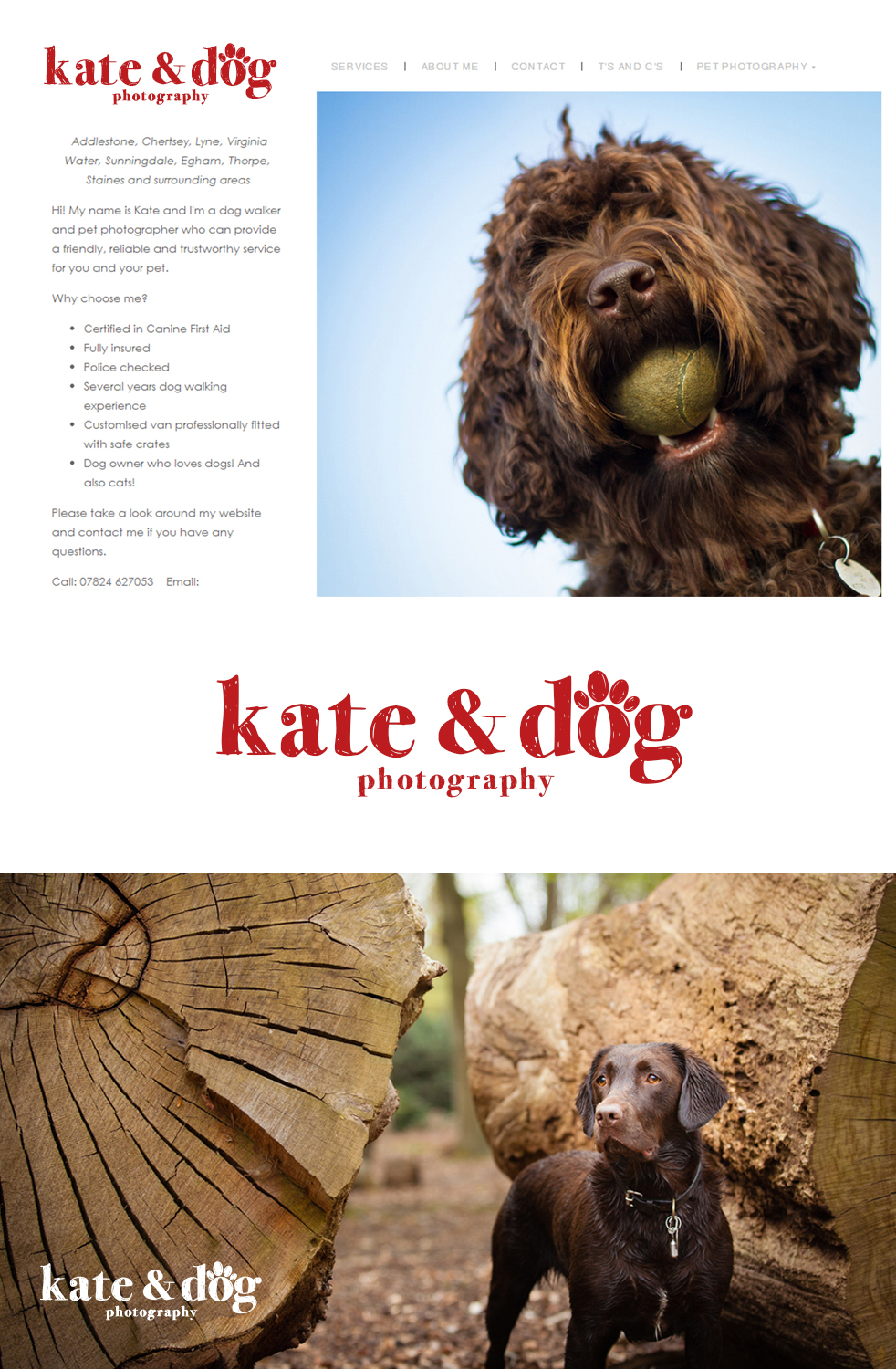 Logo Design by criss for Kate Walks Dogs | Design #11158227