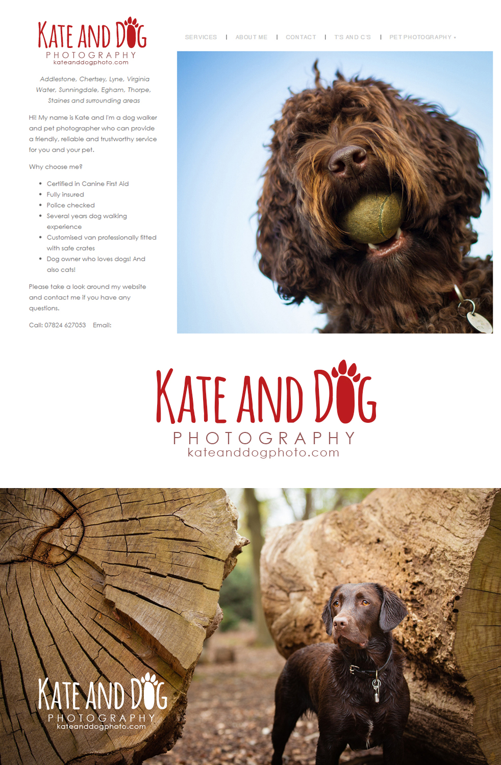 Logo Design by criss for Kate Walks Dogs | Design #11196400