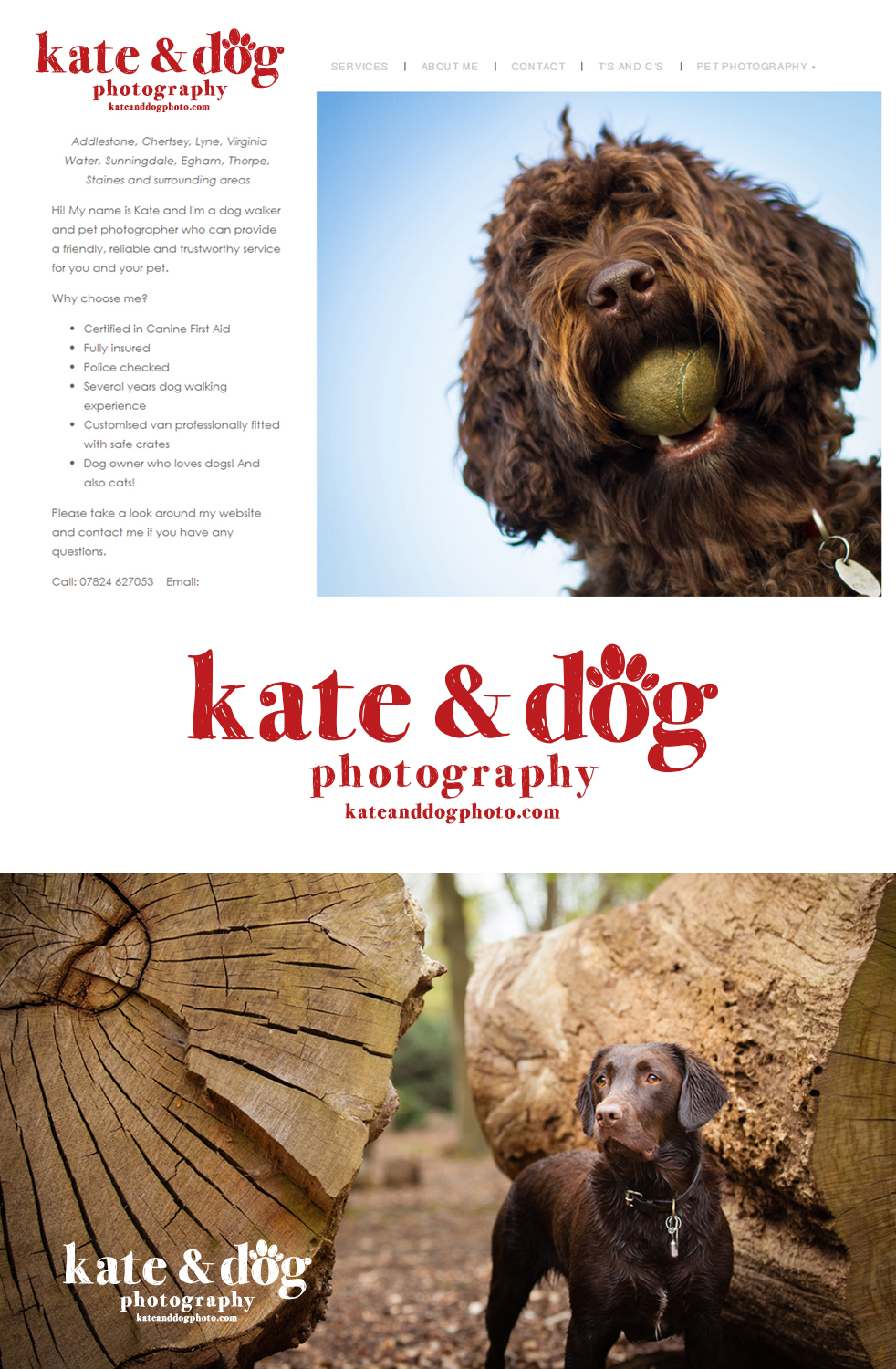 Logo Design by criss for Kate Walks Dogs | Design #11196401