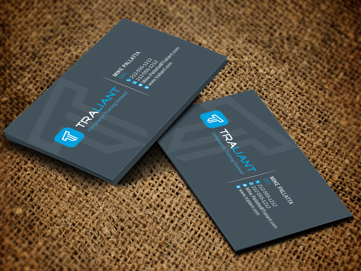 Business Card Design by Sandaruwan for Traliant | Design #11164490