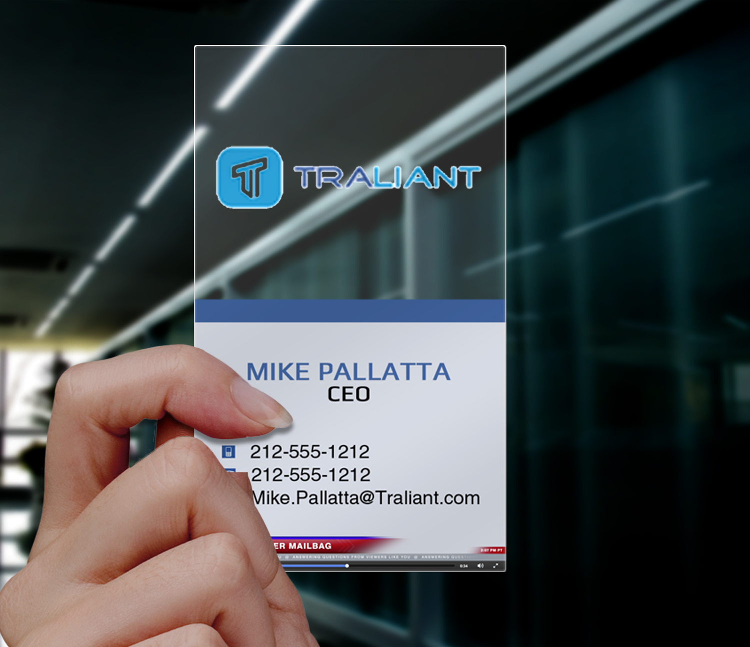 Business Card Design by Lanka Ama for Traliant | Design #11145740