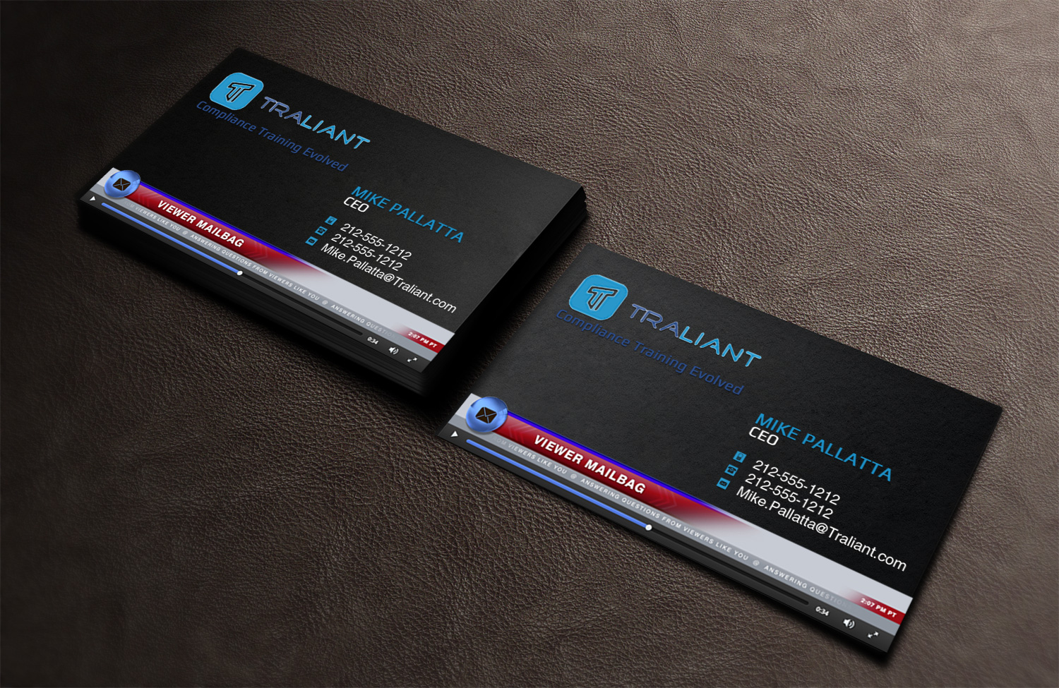 Business Card Design by Lanka Ama for Traliant | Design #11145742