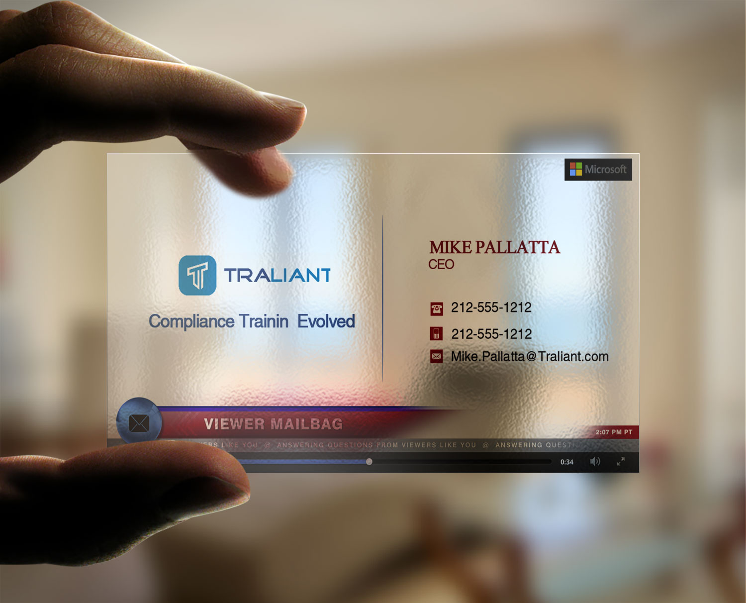 Business Card Design by Lanka Ama for Traliant | Design #11145762
