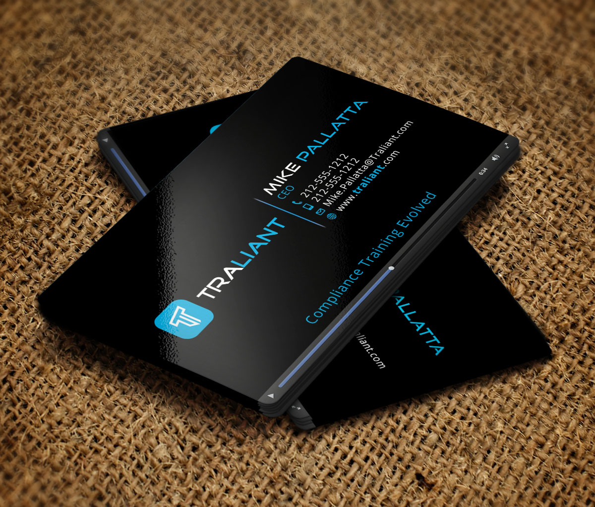 Business Card Design by Verified artistry (Design garden) for Traliant | Design #11143023