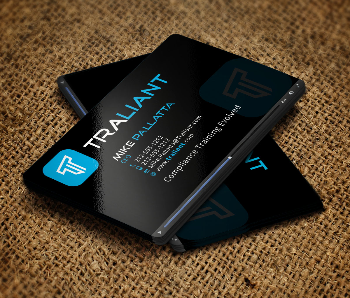 Business Card Design by Verified artistry (Design garden) for Traliant | Design #11143026