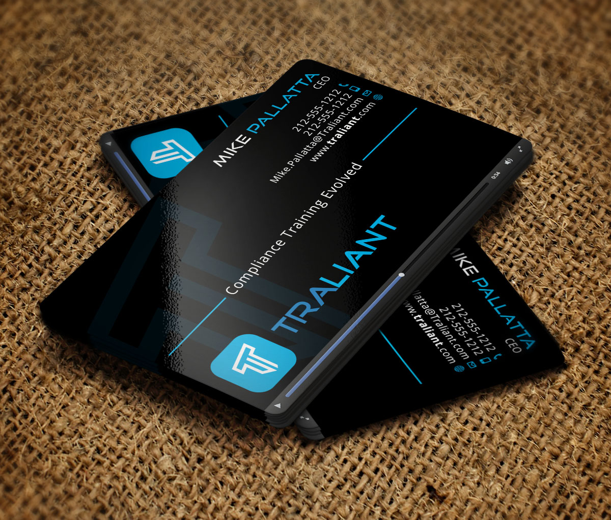 Business Card Design by Verified artistry (Design garden) for Traliant | Design #11143036