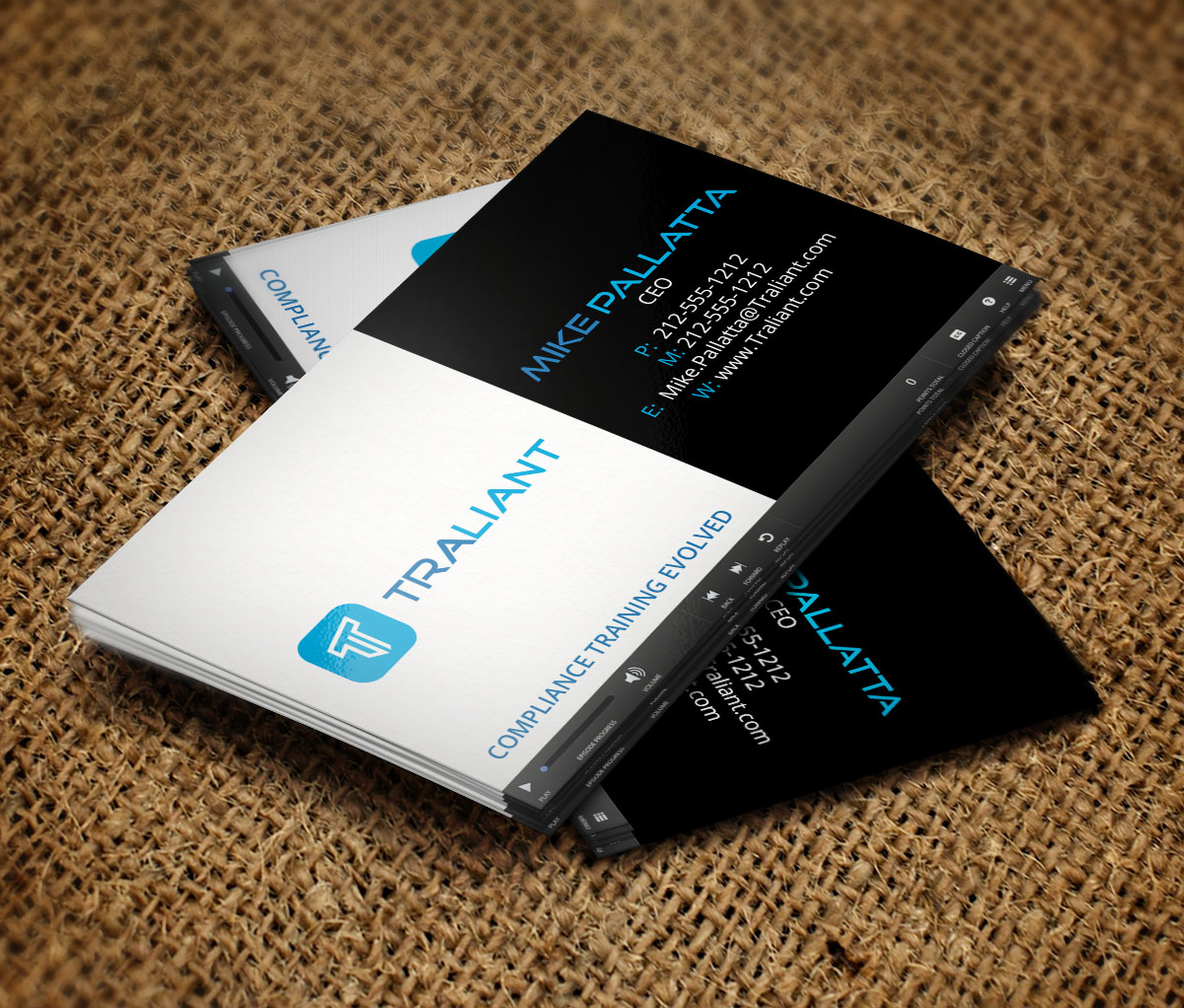 Business Card Design by Verified artistry (Design garden) for Traliant | Design #11143069