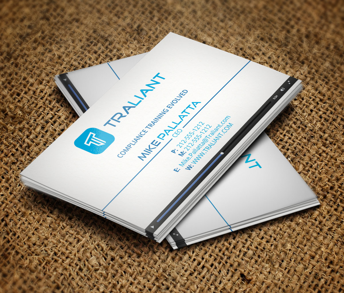 Business Card Design by Verified artistry (Design garden) for Traliant | Design #11143070
