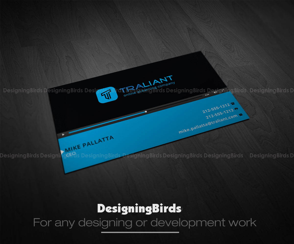 Business Card Design by Designing Birds for Traliant | Design #11141083