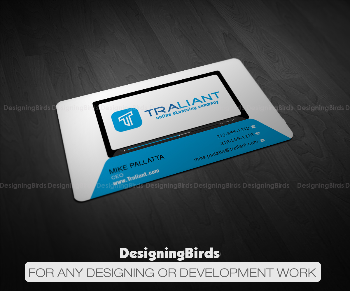 Business Card Design by Designing Birds for Traliant | Design #11165161