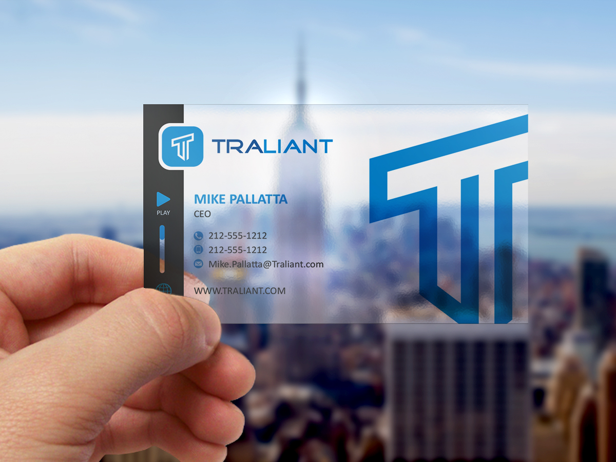 Business Card Design by Grafactory for Traliant | Design #11149111
