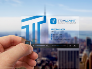 Business Card Design by Grafactory for Traliant | Design: #11149260