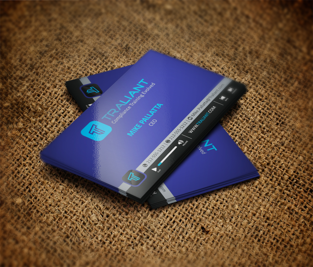 Business Card Design by Grafactory for Traliant | Design #11153712