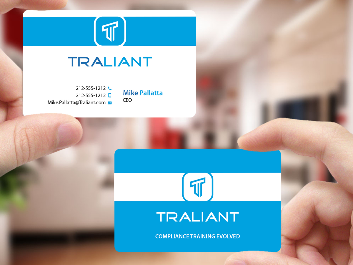 Business Card Design by Creations Box 2015 for Traliant | Design #11149948