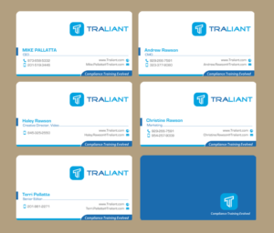Business Card Design by chandrayaan.creative for Traliant | Design: #11317254
