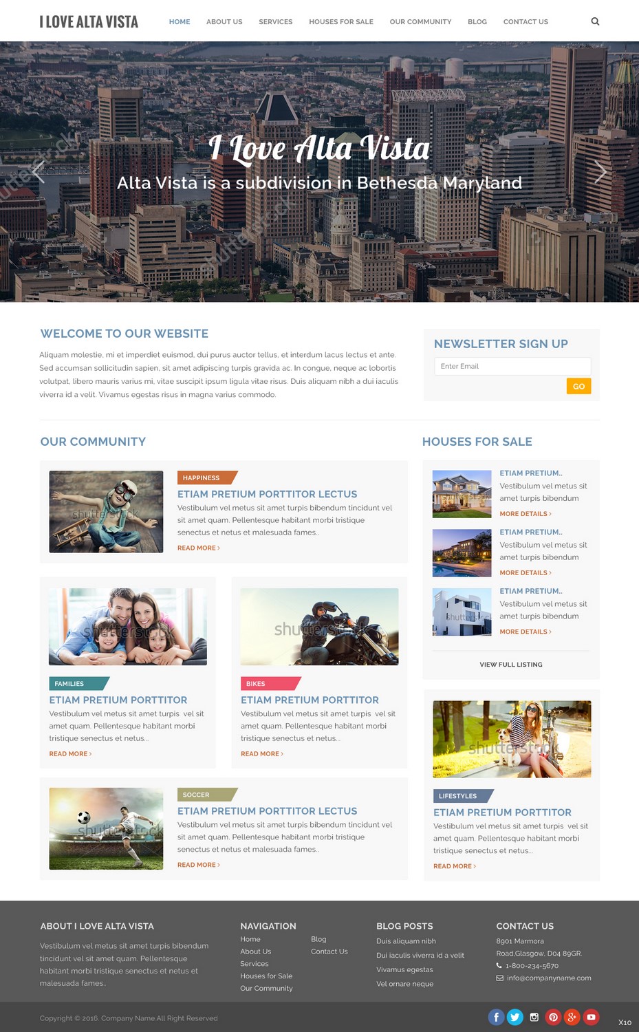 Web Design par pb pour The Denny & Leyla Team with Evers & Company | Design #11161184
