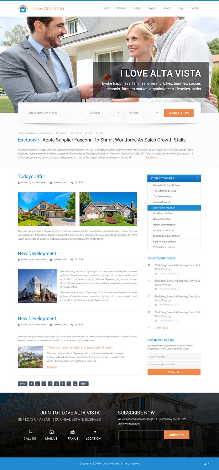 Web Design par pb pour The Denny & Leyla Team with Evers & Company | Design #11161185