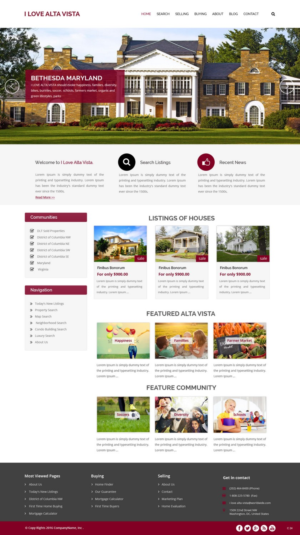 Web Design by pb for The Denny & Leyla Team with Evers & Company | Design: #11167687