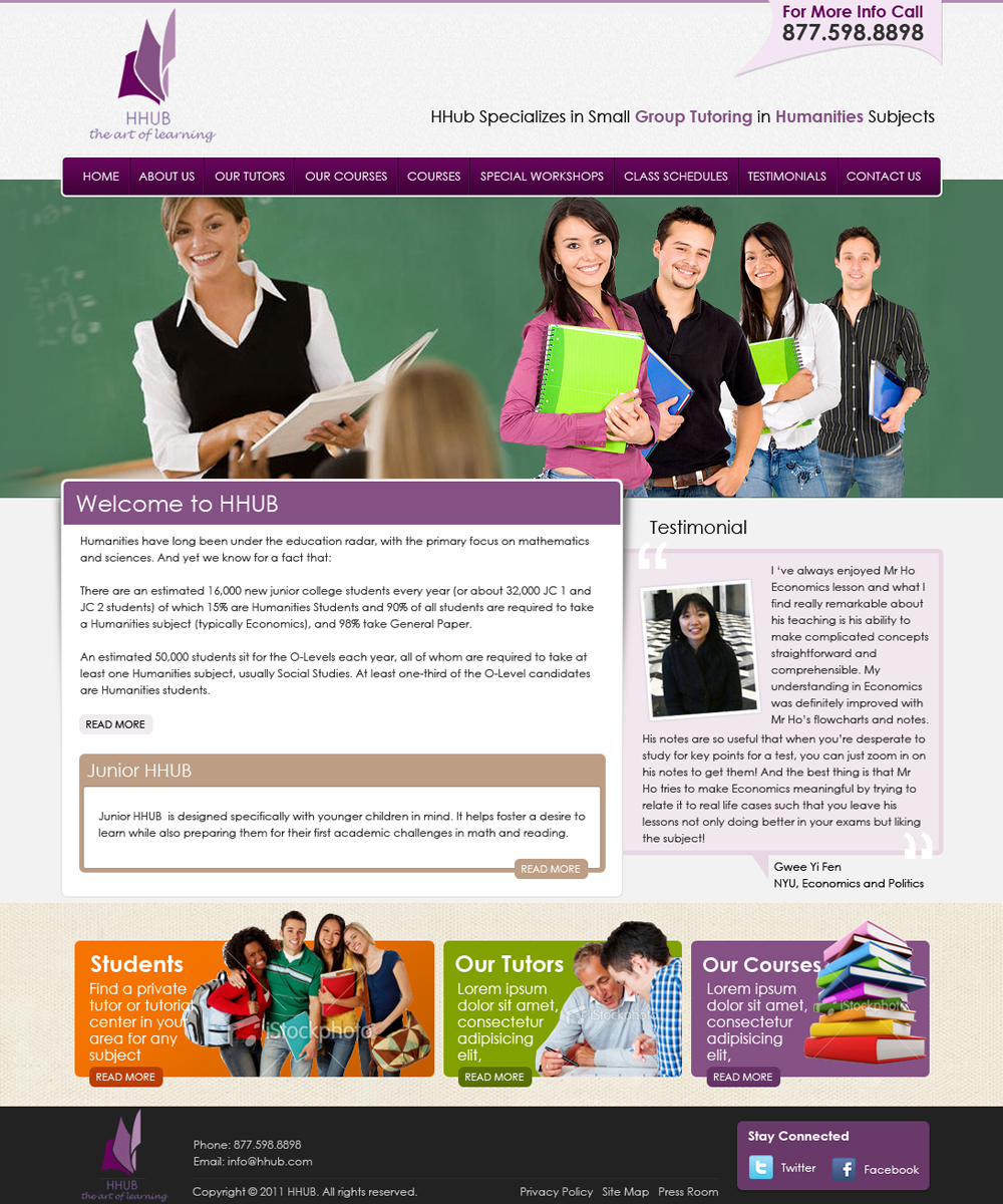 Diseño Web por ShreejiAkshar para HHub | Diseño #478950