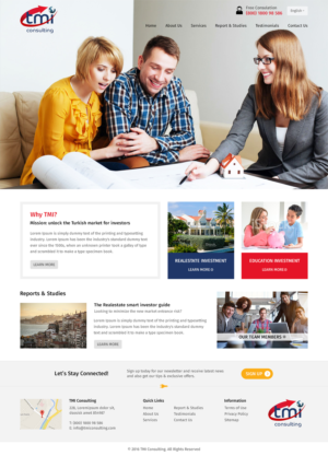 A website design for a consultation firm | Web-Design von RupalTechno