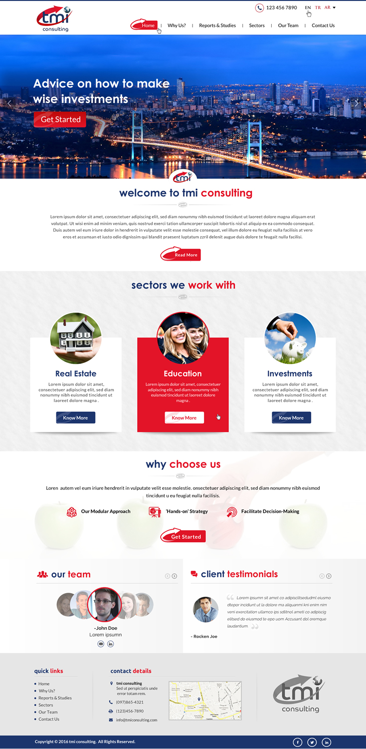 Web Design by Sbss for this project | Design #11290697