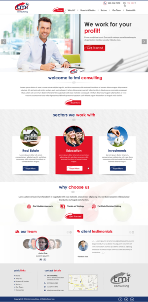 Web Design par Sbss pour ce projet | Design : #11290699