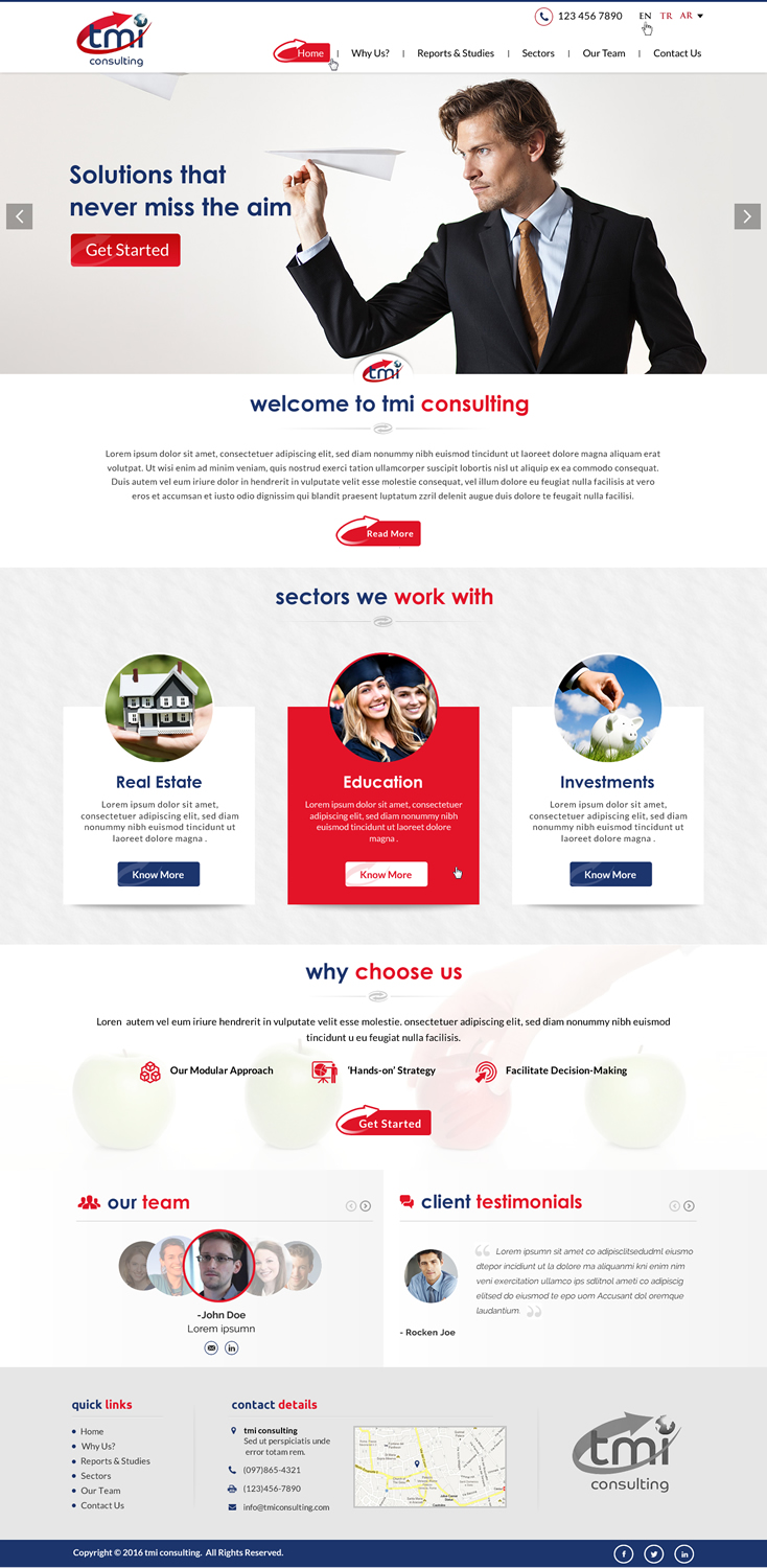 Web Design by Sbss for this project | Design #11290700