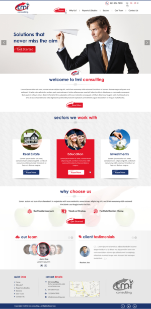 Web Design by Sbss for this project | Design: #11290700