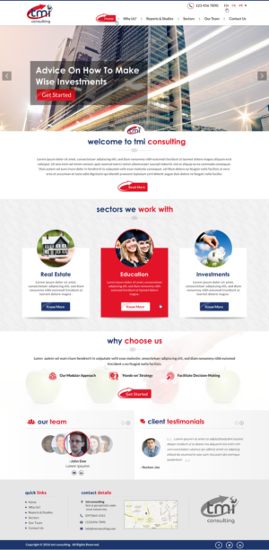 Web Design par Sbss pour ce projet | Design : #11290701