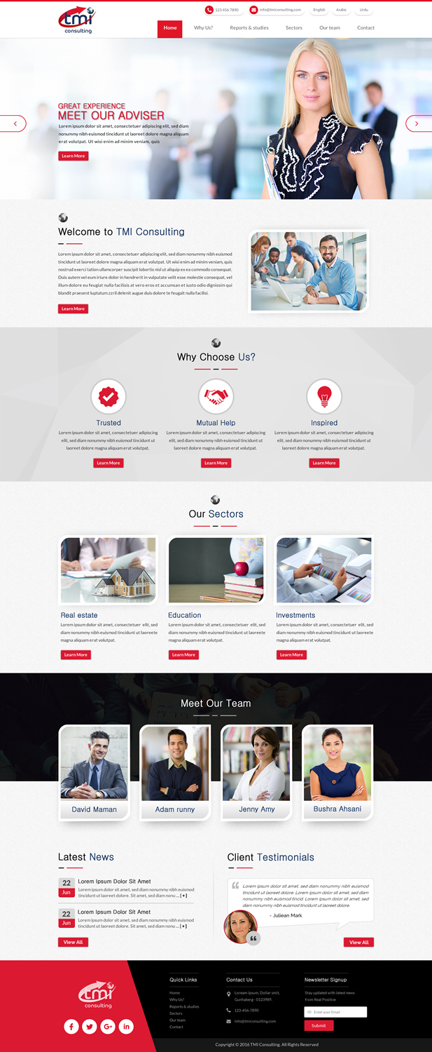 Web Design by Sbss for this project | Design #11292902
