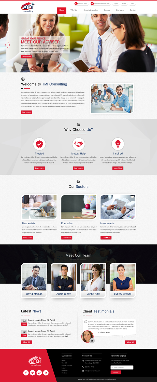 Web Design par Sbss pour ce projet | Design #11292904