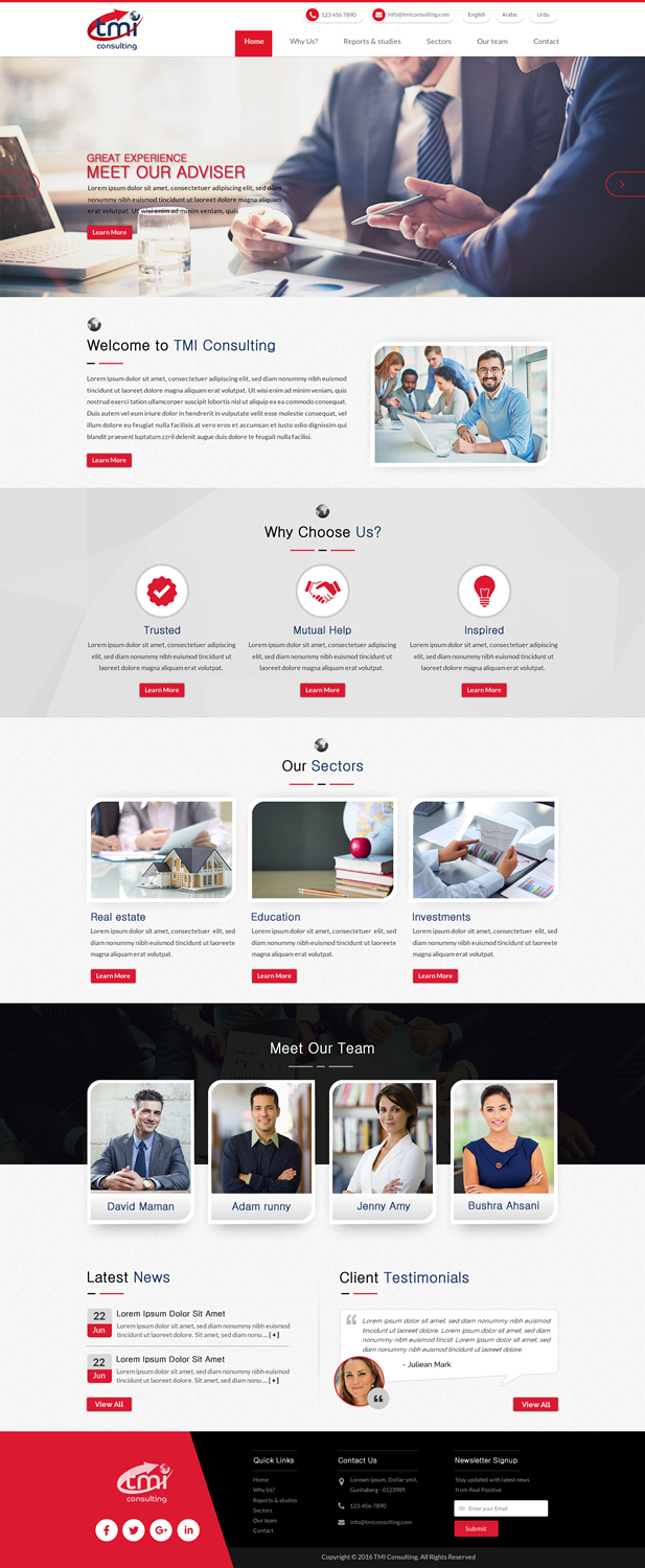 Web Design by Sbss for this project | Design #11292925