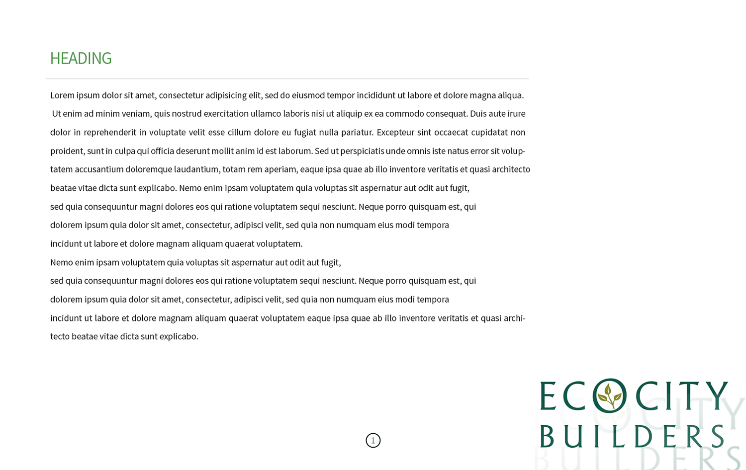 PowerPoint Design by Attaf Othman for Ecocity Builders  | Design #11149351