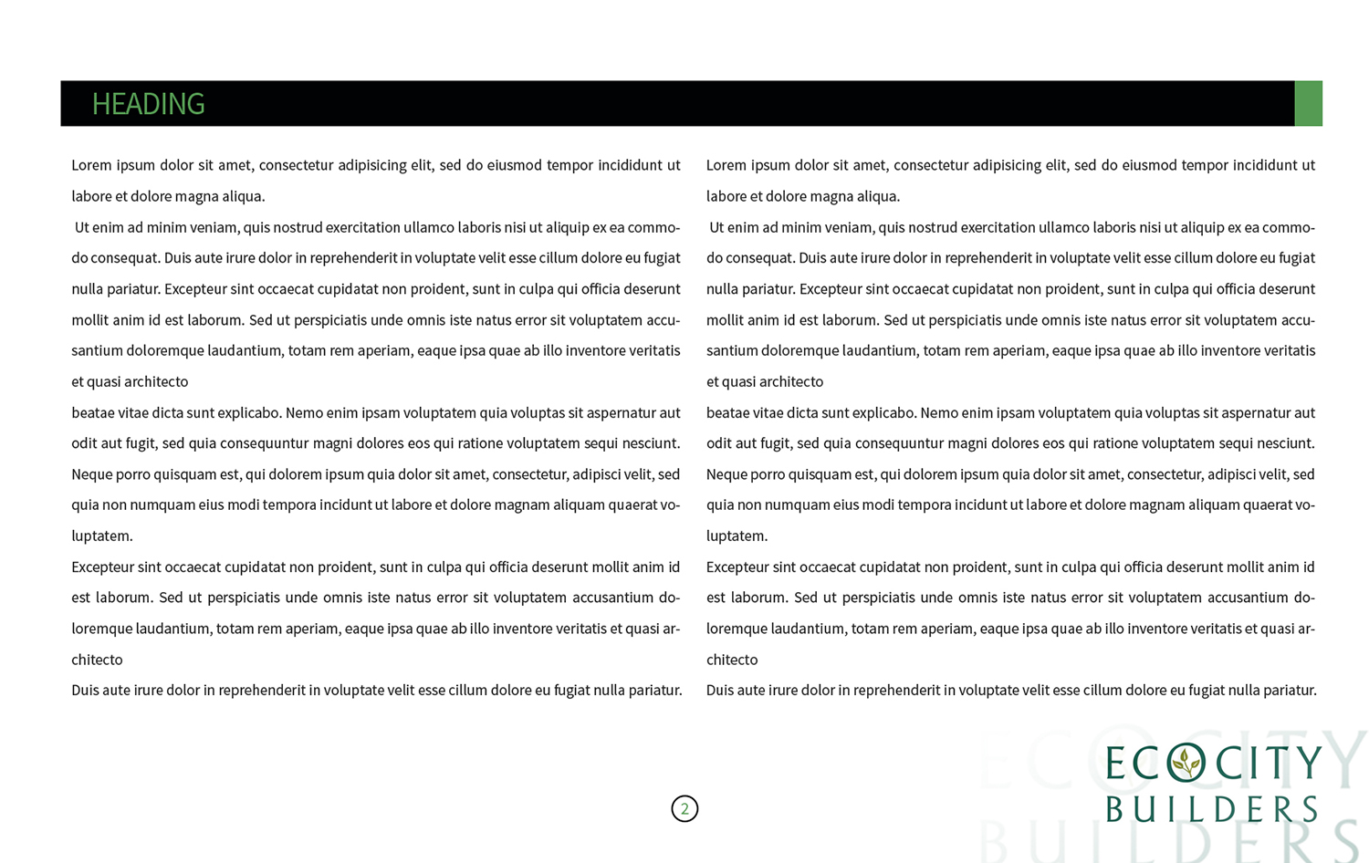 PowerPoint Design by Attaf Othman for Ecocity Builders  | Design #11149353