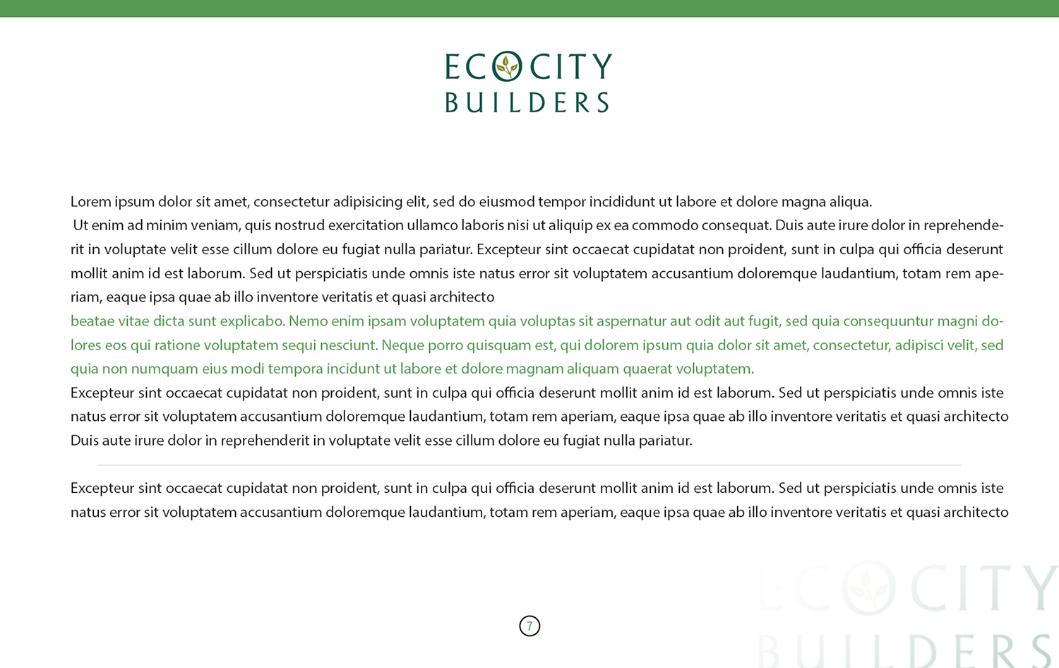 PowerPoint Design by Attaf Othman for Ecocity Builders  | Design #11149361