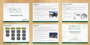 Diseño de PowerPoint por Infinitive Technology para Ecocity Builders  | Diseño: #11150098