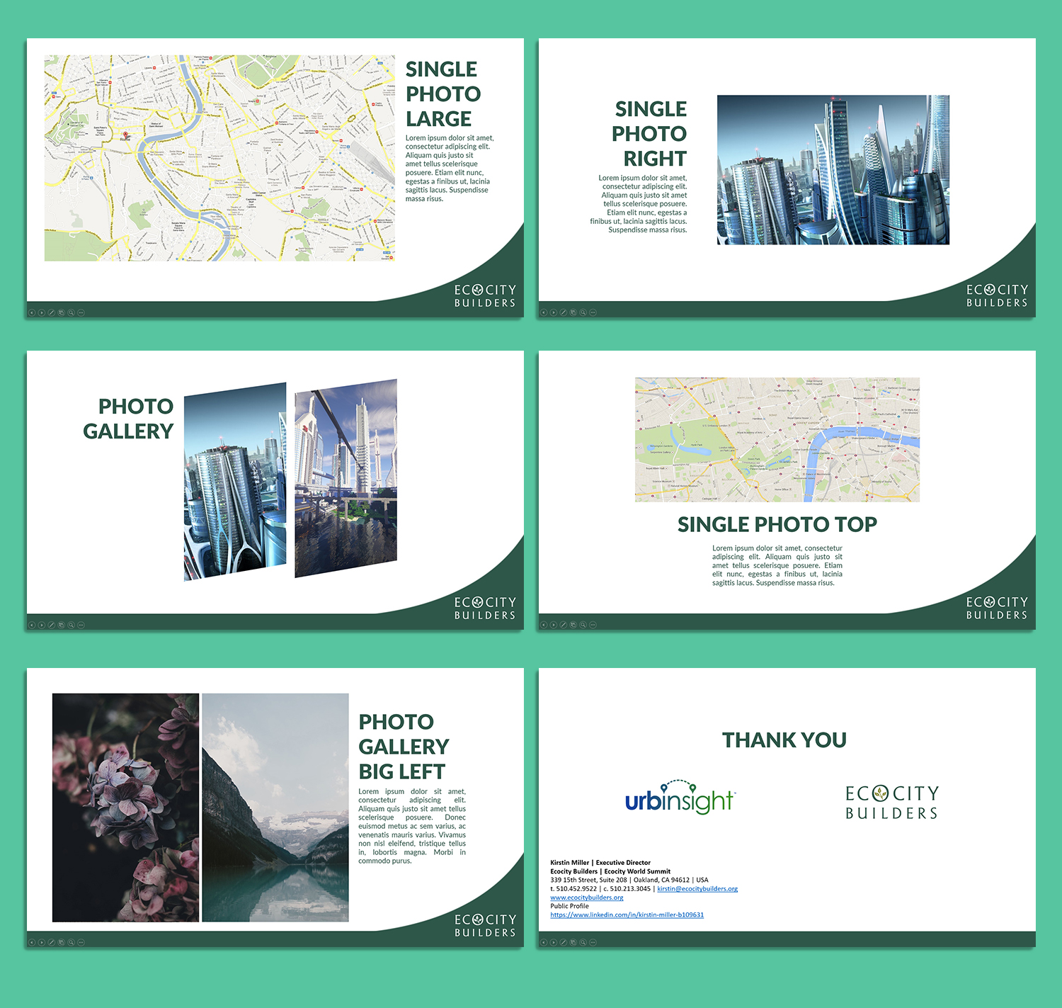 PowerPoint Design by Sen Design for Ecocity Builders  | Design #11141768