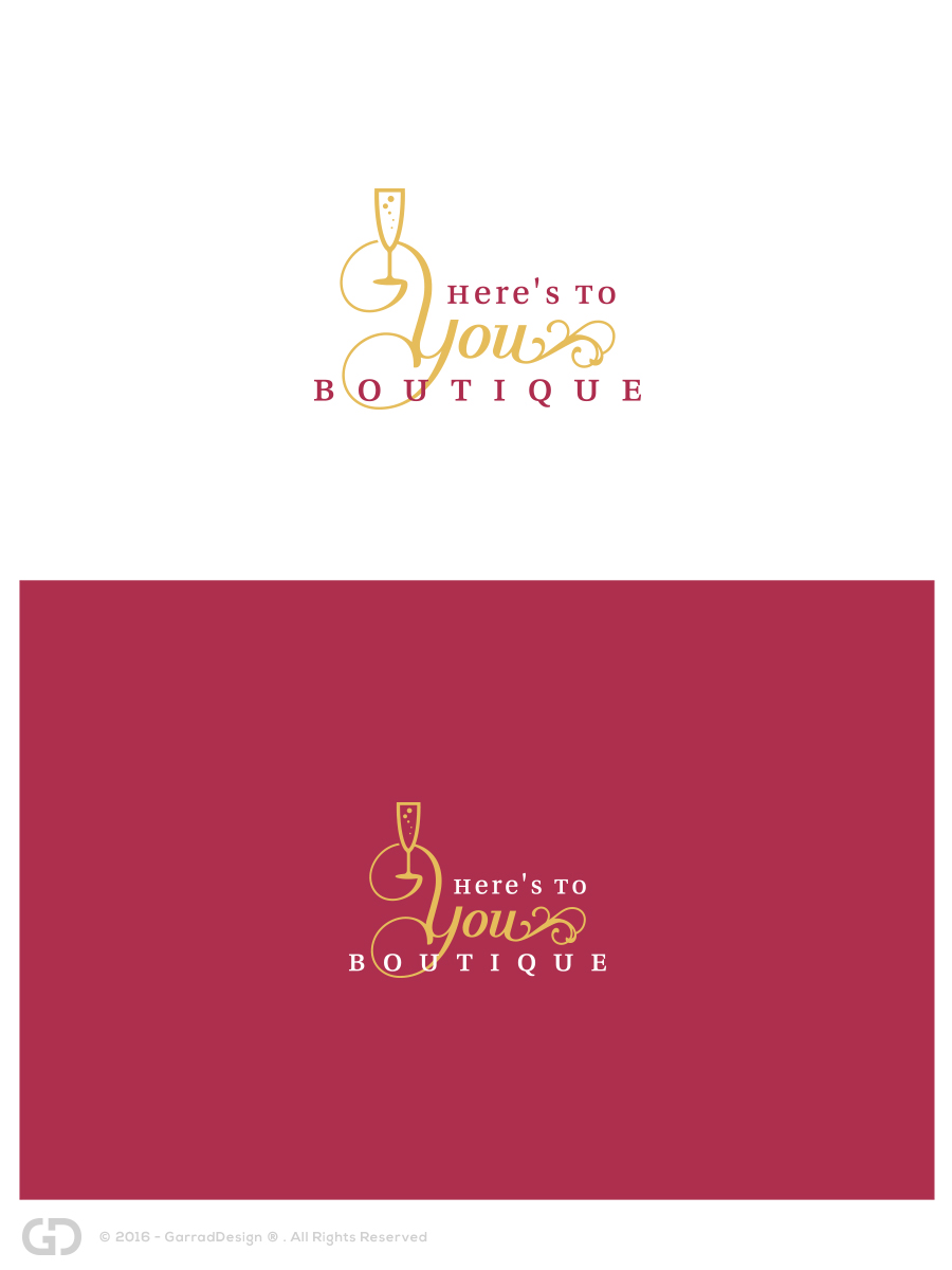 Diseño de Logo por garrad para Here's To You Boutique | Diseño #11156055