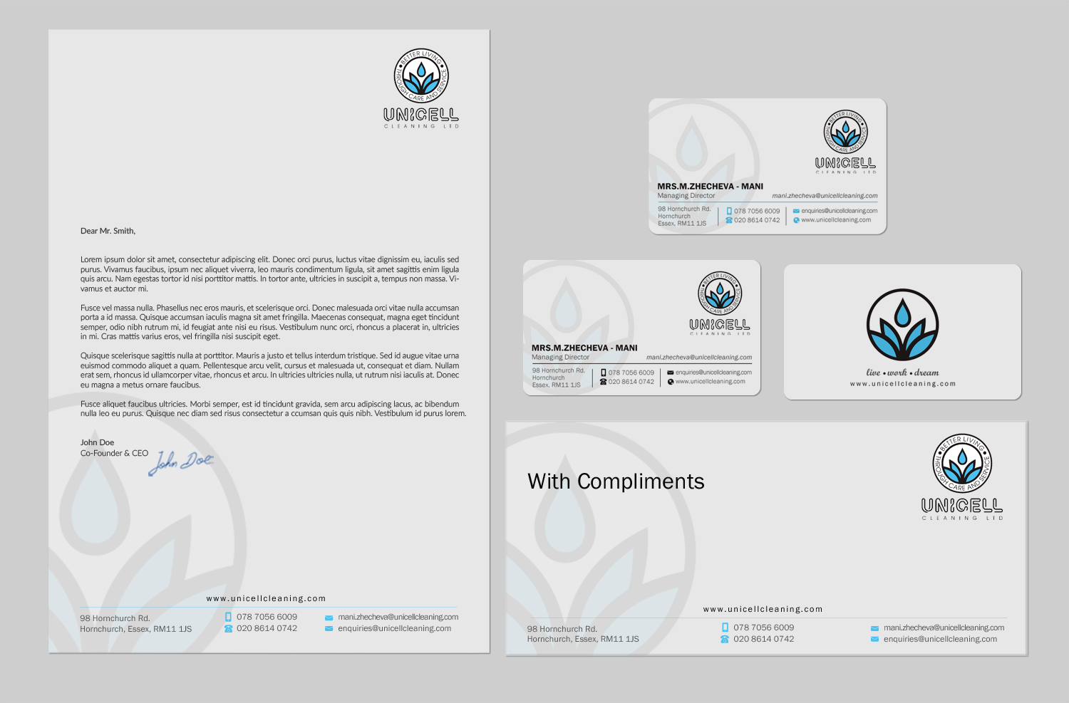 Stationery Design by Brand aid for this project | Design #11227545