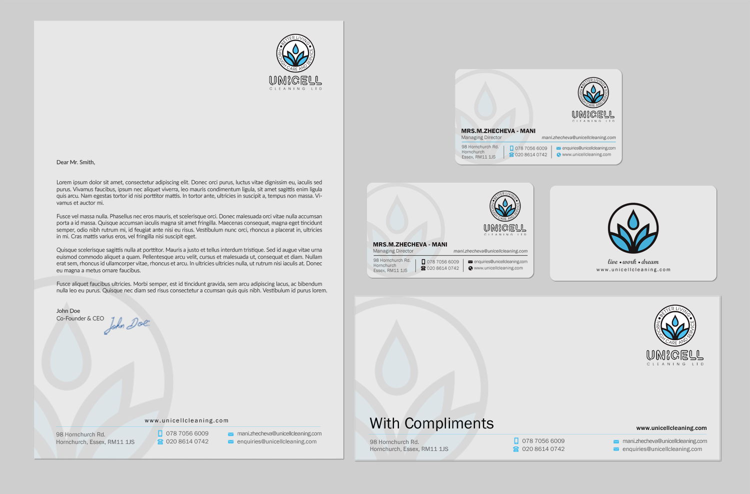 Stationery Design by Brand aid for this project | Design #11227549