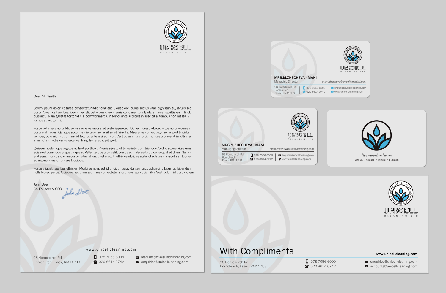 Stationery Design by Brand aid for this project | Design: #11233586