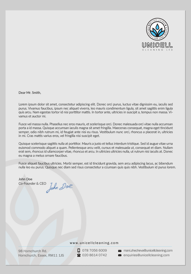 Stationery Design by Brand aid for this project | Design #11306072