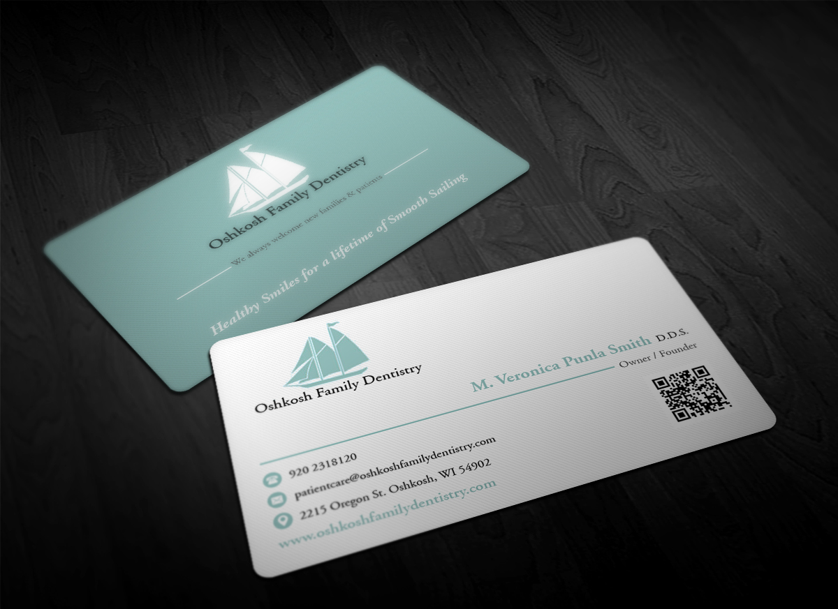 Business Card Design by Pointless Pixels India for Oshkosh Family Dentistry | Design #11160802
