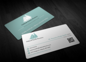 Business Card Design by Pointless Pixels India for Oshkosh Family Dentistry | Design: #11160802