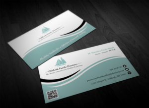 Visitenkarten-Design von Pointless Pixels India für Oshkosh Family Dentistry | Design: #11173867