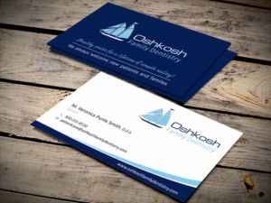 Visitenkarten-Design von SKYdesign für Oshkosh Family Dentistry | Design: #11182621