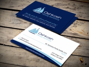 Visitenkarten-Design von SKYdesign für Oshkosh Family Dentistry | Design: #11182625