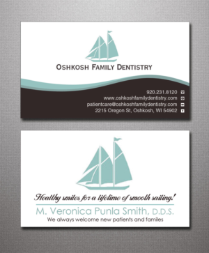 Visitenkarten-Design von Lanka Ama für Oshkosh Family Dentistry | Design: #11155940