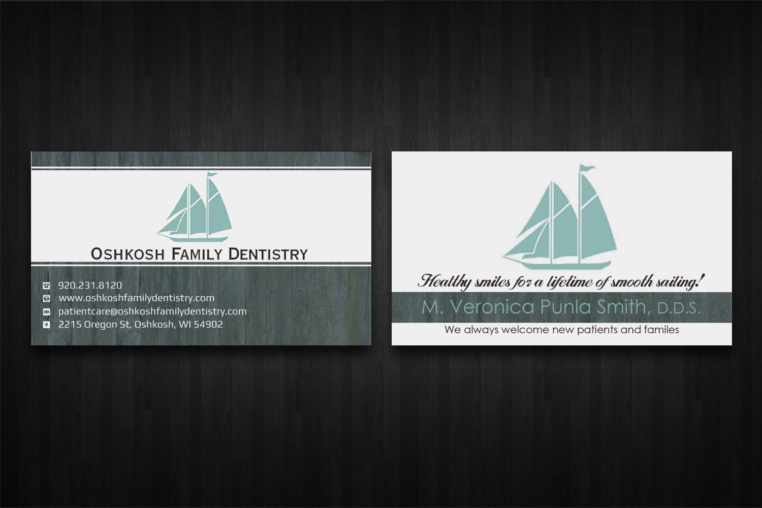 Business Card Design by Lanka Ama for Oshkosh Family Dentistry | Design #11155942