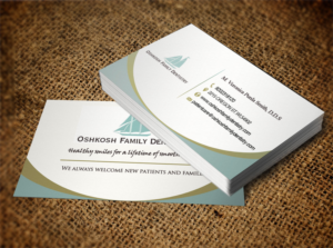 Visitenkarten-Design von Lanka Ama für Oshkosh Family Dentistry | Design: #11155948